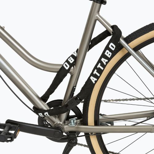 Lacăt de bicicletă ATTABO C.100 lanț 6 mm negru