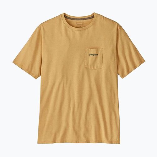 Tricou pentru bărbați Patagonia Boardshort Logo Pocket Responsibili beeswax tan