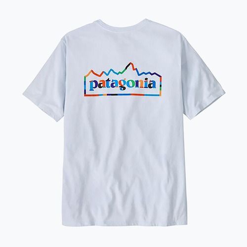 Tricou pentru bărbați  Patagonia Unity Fitz Responsibili white