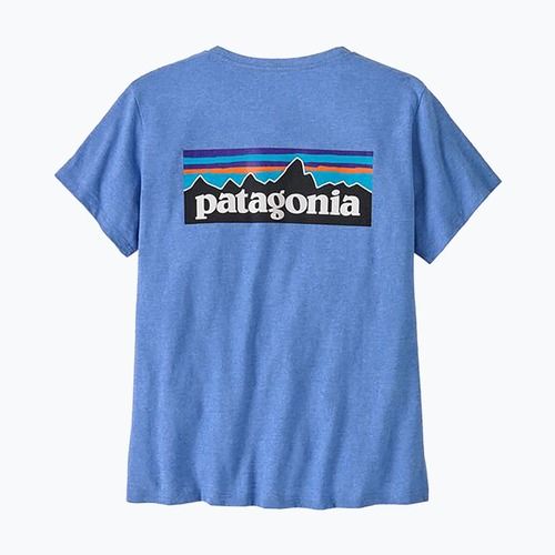 Tricou pentru femei Patagonia P-6 Logo Responsibili-Tee abundant blue