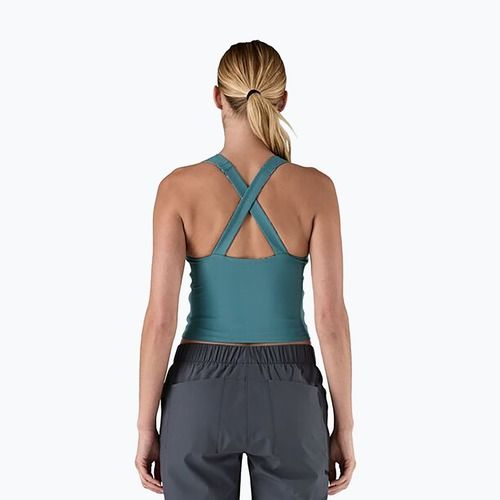 Tricou de trekking pentru femei Patagonia Reversible Tank wetland blue