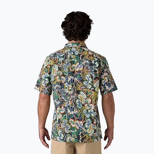 Cămașă pentru bărbați Patagonia Tidal Threads Camp undersea/ink black