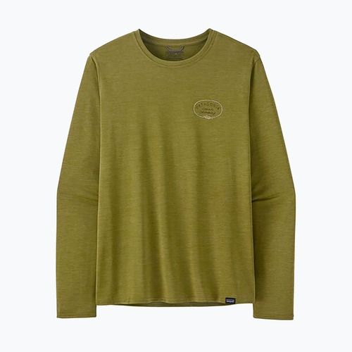 Longsleeve pentru bărbați Patagonia Cap Cool Daily Graphic Lands clean climb roots/graze green x-dye