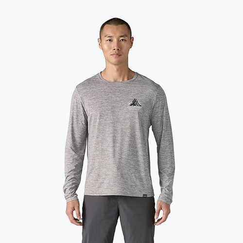 Longsleeve pentru bărbați Patagonia Cap Cool Daily Graphic Lands chouinard crest/feather grey