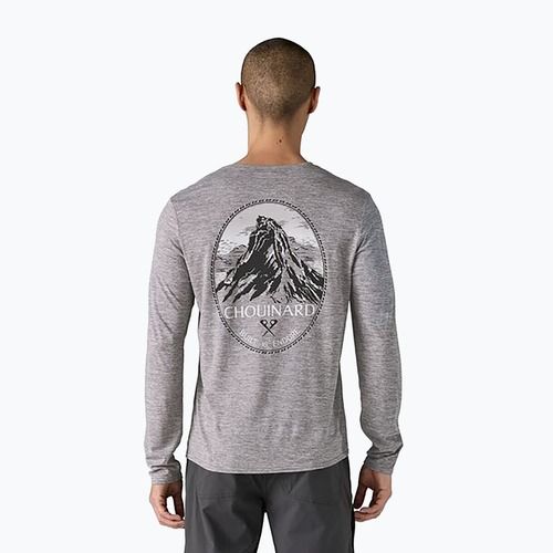 Longsleeve pentru bărbați Patagonia Cap Cool Daily Graphic Lands chouinard crest/feather grey