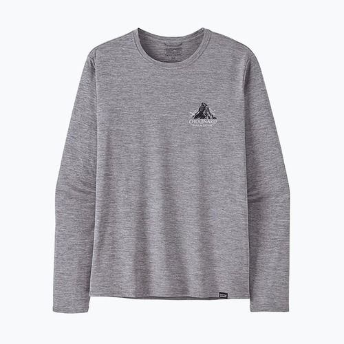 Longsleeve pentru bărbați Patagonia Cap Cool Daily Graphic Lands chouinard crest/feather grey