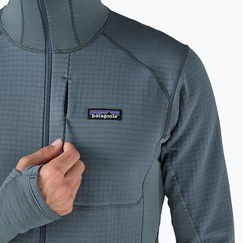 Geacă softshell pentru bărbați  Patagonia R1 Hybrid Pullover Hoody utility blue