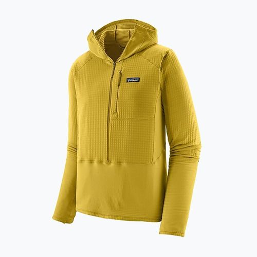 Geacă softshell pentru bărbați Patagonia R1 Hybrid Pullover Hoody bundle green