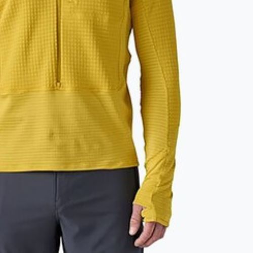 Geacă softshell pentru bărbați Patagonia R1 Hybrid Pullover Hoody bundle green