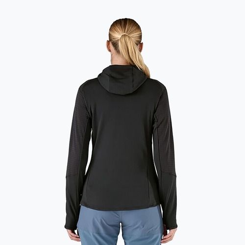Geacă softshell pentru femei Patagonia R1 Hybrid Pullover Hoody black