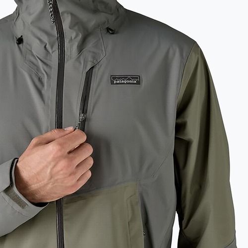Geacă de ploaie pentru bărbați Patagonia Granite Crest Rain river rock green