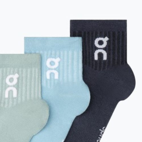 Șosete On Logo Sock Mid 3 pary wash/navy