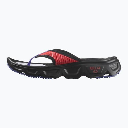 Papuci pentru femei Salomon Reelax Break 6.0 cosmic sky/black/flame scarlet