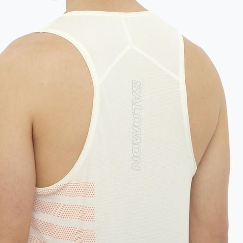 Tank top de alergare pentru bărbați Salomon Sense Aero Singlet GFX icicle