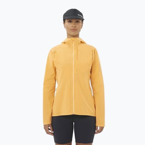 Geacă de alergare pentru femei Salomon Bonatti Trail warm apricot