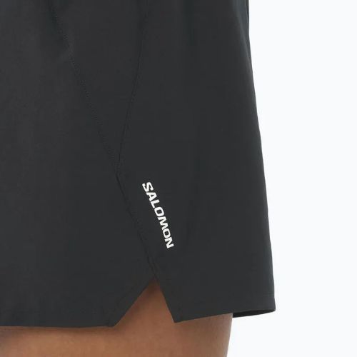 Pantaloni scurți de alergare pentru femei Salomon SHAKEout Easy 4" deep black