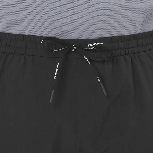Pantaloni scurți de alergare pentru bărbați Salomon SHAKEout Easy 5" deep black