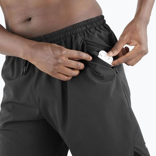 Pantaloni scurți de alergare pentru bărbați Salomon SHAKEout Core 7" No Liner deep black