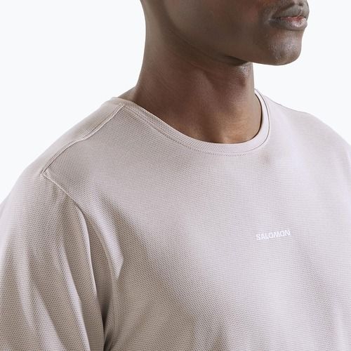 Tricou de alergare pentru bărbați Salomon SHAKEout Core etherea