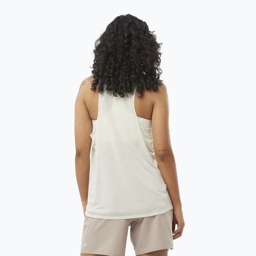 Tank top de alergare pentru femei Salomon SHAKEout Air Tank icicle