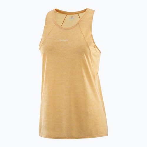 Tank top de alergare pentru femei Salomon SHAKEout Air Tank warm apricot
