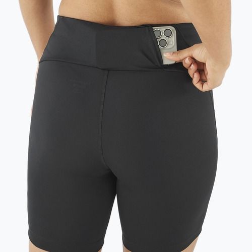 Pantaloni scurți de alergare pentru femei Salomon SHAKEout Core Tights 6" deep black