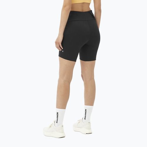 Pantaloni scurți de alergare pentru femei Salomon SHAKEout Core Tights 6" deep black
