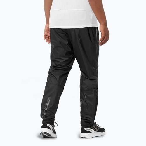 Pantaloni de alergare Salomon Bonatti Waterproof deep black