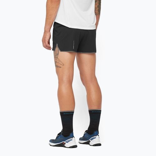 Pantaloni scurți de alergare pentru bărbați Salomon Sense Aero 3" deep black
