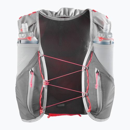Vestă de alergare Salomon ADV SKIN 12 Set castelrock/alloy/neon flame
