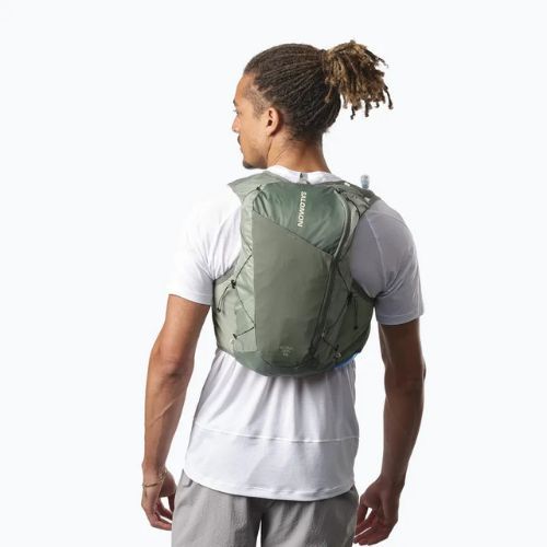 Vestă de alergare Salomon Active Skin 12 Reservoir laurel wreath/lily pad