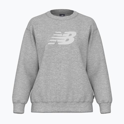 Tricou pentru femei New Balance Sport Fleece Logo Crew atletic gri