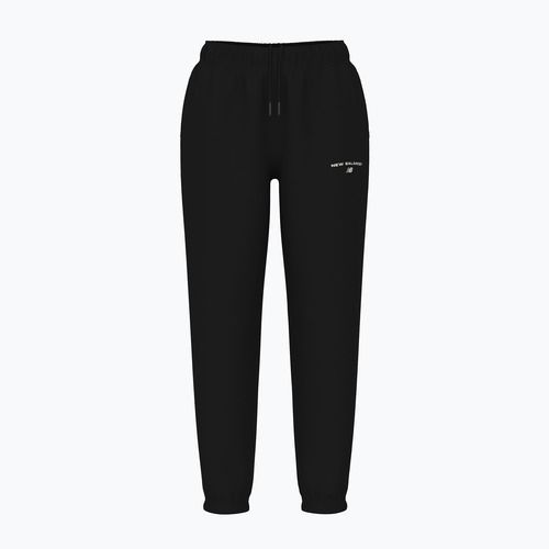 Pantaloni New Balance Reimagined Fleece Jogger pentru femei, negri