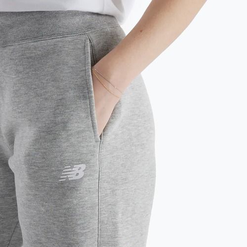 Pantaloni New Balance Fleece Jogger pentru femei, gri atletic