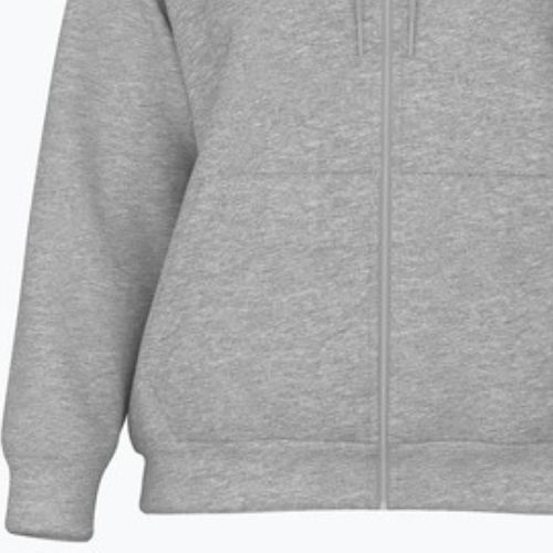 Tricou pentru femei New Balance Fleece Logo Full Zip gri atletic