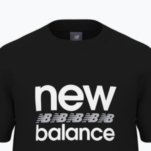 Tricou negru New Balance Sport Graphic pentru bărbați
