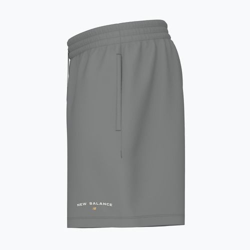Pantaloni scurți New Balance Reimagined Fleece Graphic slategrey pentru bărbați
