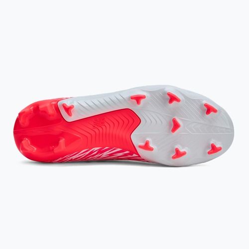 Încălțăminte de fotbal pentru copii New Balance Furon Team V8 Jr FG white