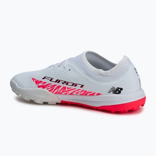 Încălțăminte de fotbal pentru copii New Balance Furon Team V8 Jr TF white