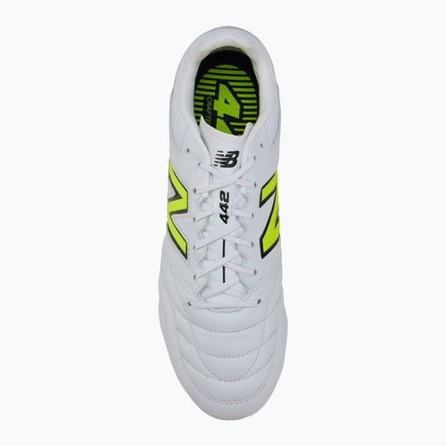 Încălțăminte de fotbal pentru bărbați New Balance 442 Pro V2 FG white
