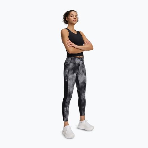 Colanți de alergare pentru femei Under Armour Launch Printed Ankle black/reflective
