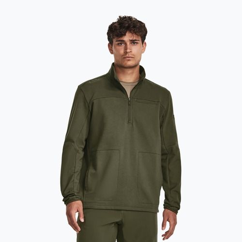 Bluză pentru bărbați Under Armour Tactical Rival Job Fleece 1/4 Zip marine od green