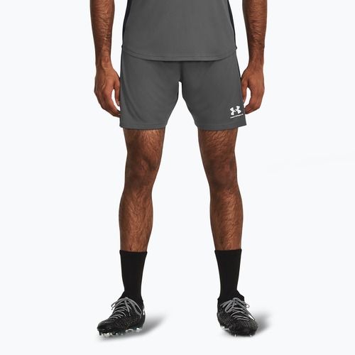 Pantaloni scurți de fotbal pentru bărbați Under Armour Challenger castlerock / white