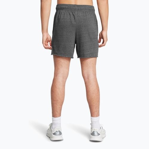 Pantaloni scurți pentru bărbați Under Armour Rival Terry 6in castlerock/onyx white
