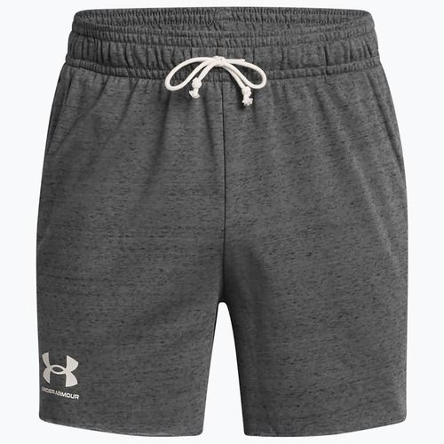 Pantaloni scurți pentru bărbați Under Armour Rival Terry 6in castlerock/onyx white