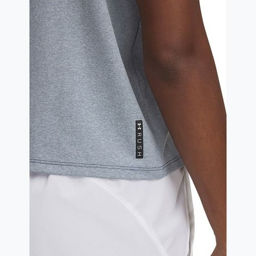 Top de antrenament pentru femei Under Armour Rush Energy Crop Tank downpour gray/downpour gray