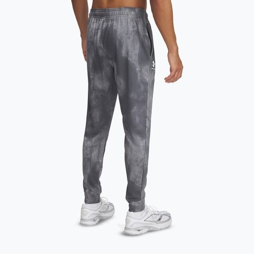 Pantaloni pentru bărbați Under Armour Rival Terry Printed Jogger castlerock/onyx white