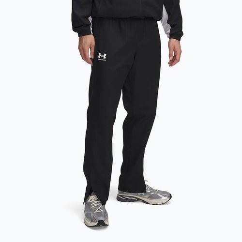 Pantaloni pentru bărbați Under Armour Rival Woven Windbreaker Pant black/black/white