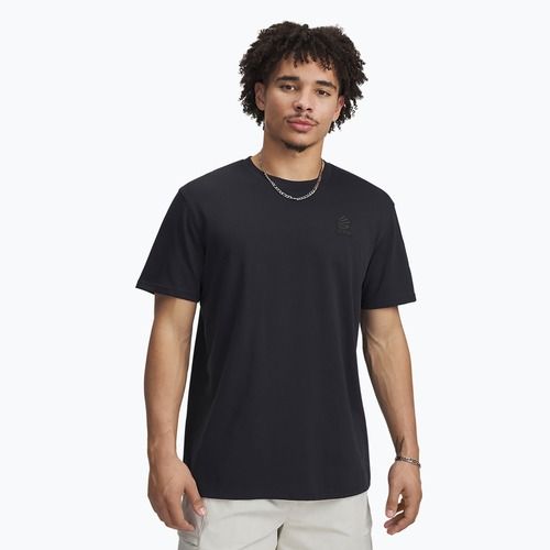 Tricou de baschet pentru bărbați Under Armour Curry Heavyweight Trend Tee black/black