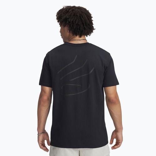 Tricou de baschet pentru bărbați Under Armour Curry Heavyweight Trend Tee black/black